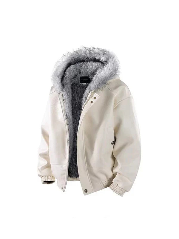 Fleece thickened hooded cotton jacket FE0710