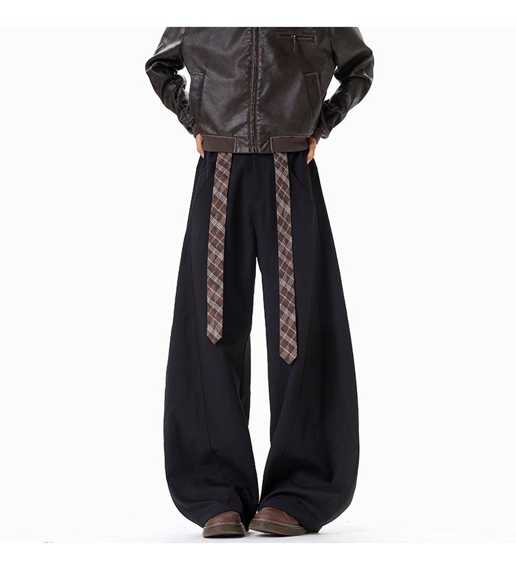 DRAPE SABER-CUT TROUSERS FE0507