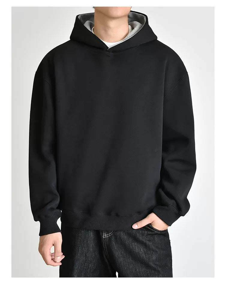 [Double color] Heavy 900G air layer hooded sweater FE0725