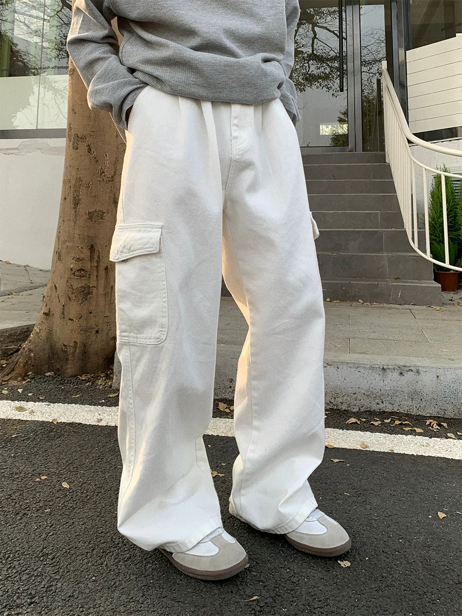 American loose straight overalls FE0688