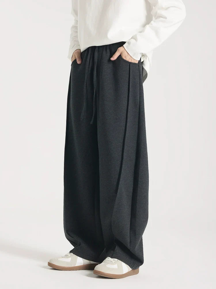 Wuyu 25cleanfit autumn and winter loose simple sweatpants  FE0680