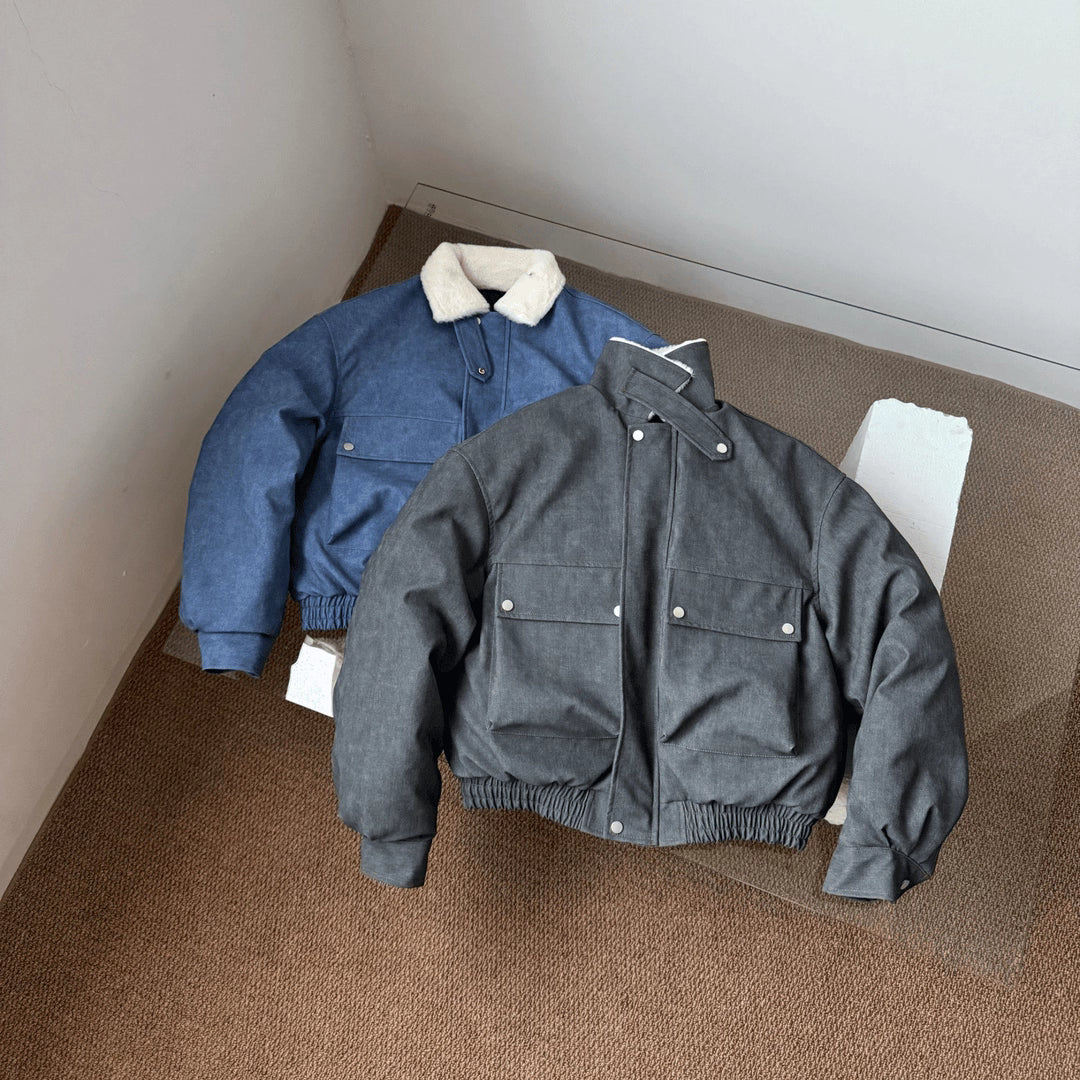 FUR-COLLAR CLEANFIT JACKET FE0147