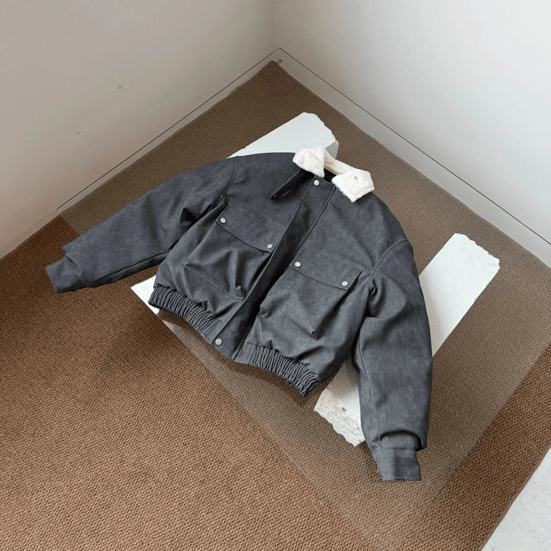 FUR-COLLAR CLEANFIT JACKET FE0147