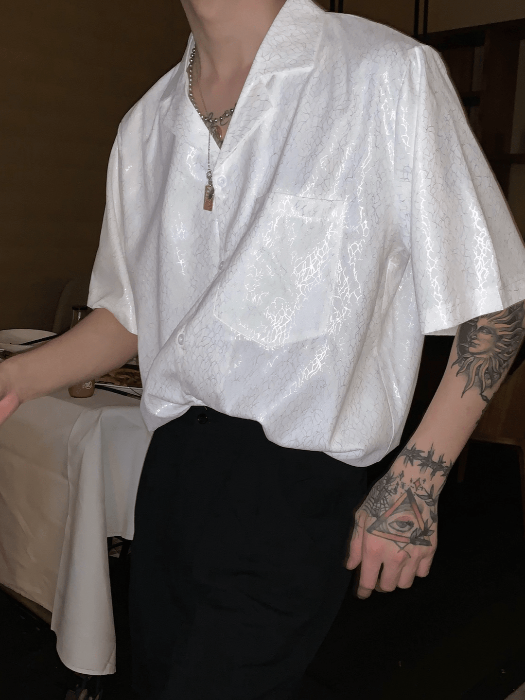 [CUIBUJU] high-end short-sleeved shirt   FE0551