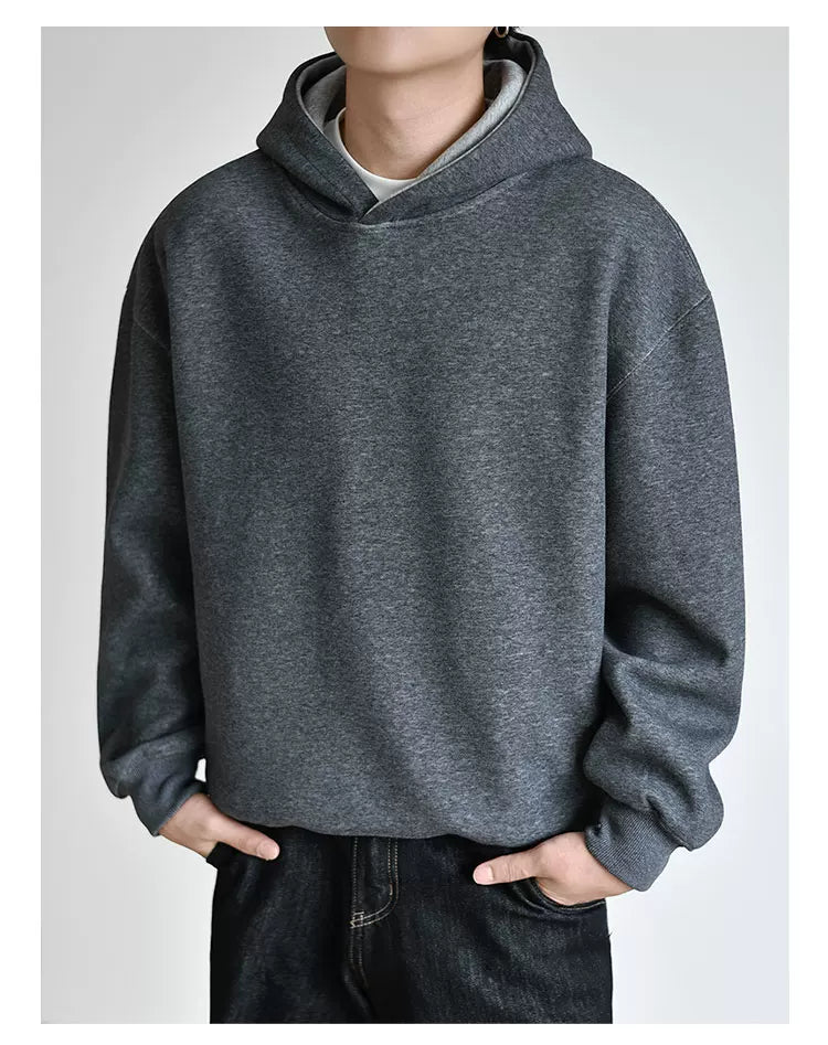[Double color] Heavy 900G air layer hooded sweater FE0725