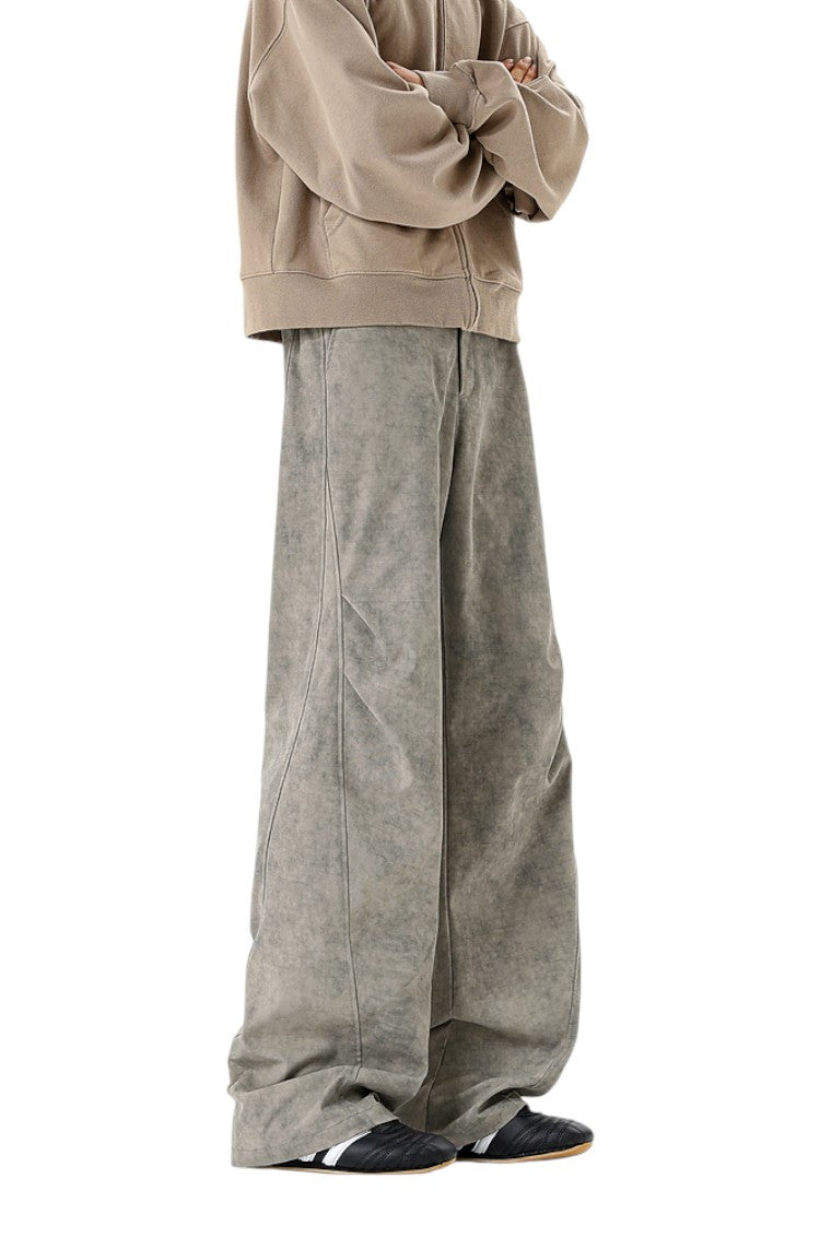 DECONSTRUCTED TIE-DYE SABER TROUSERS   FE0508