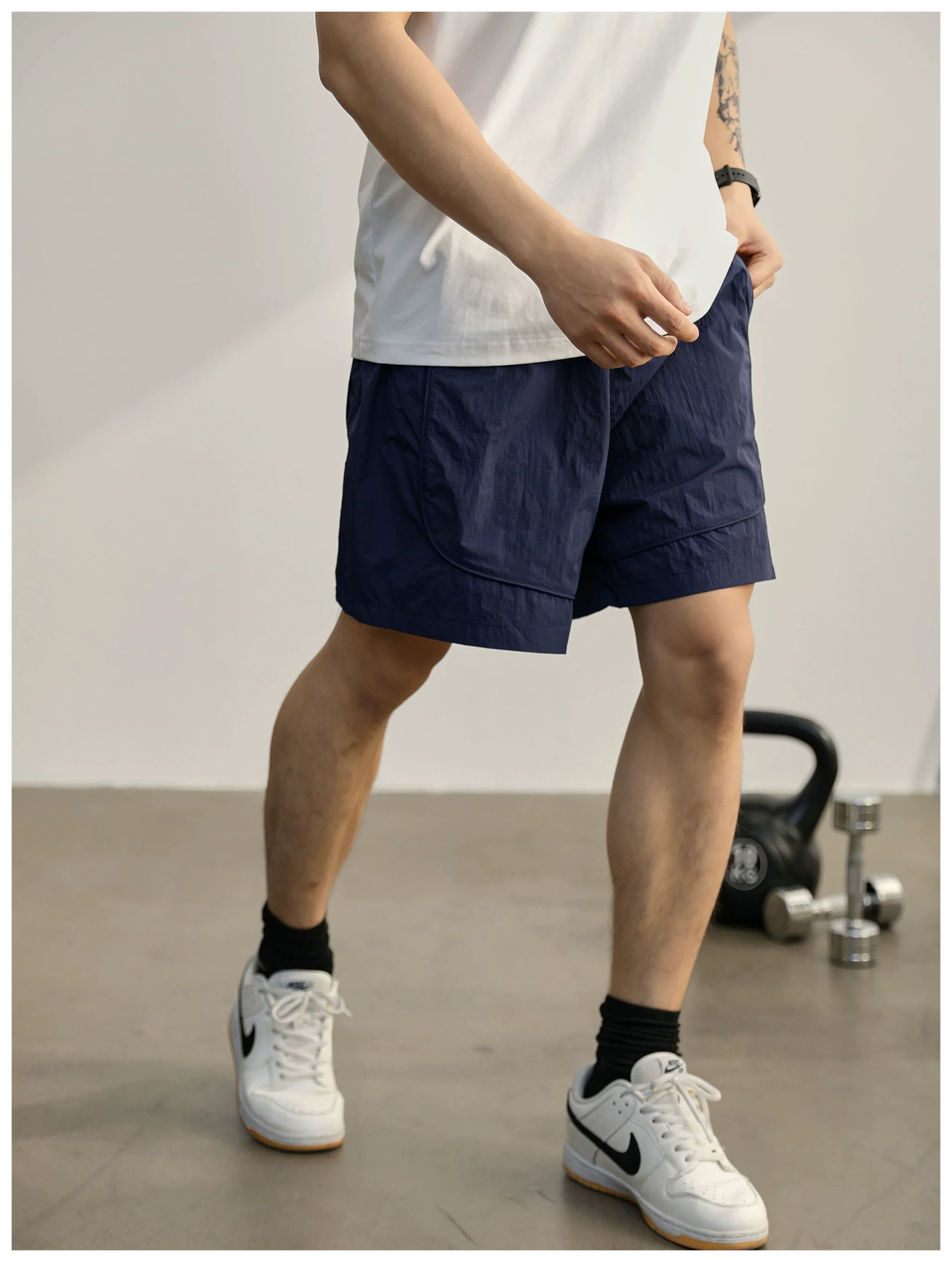 Outdoor sunscreen non-sultry loose straight shorts FE0735