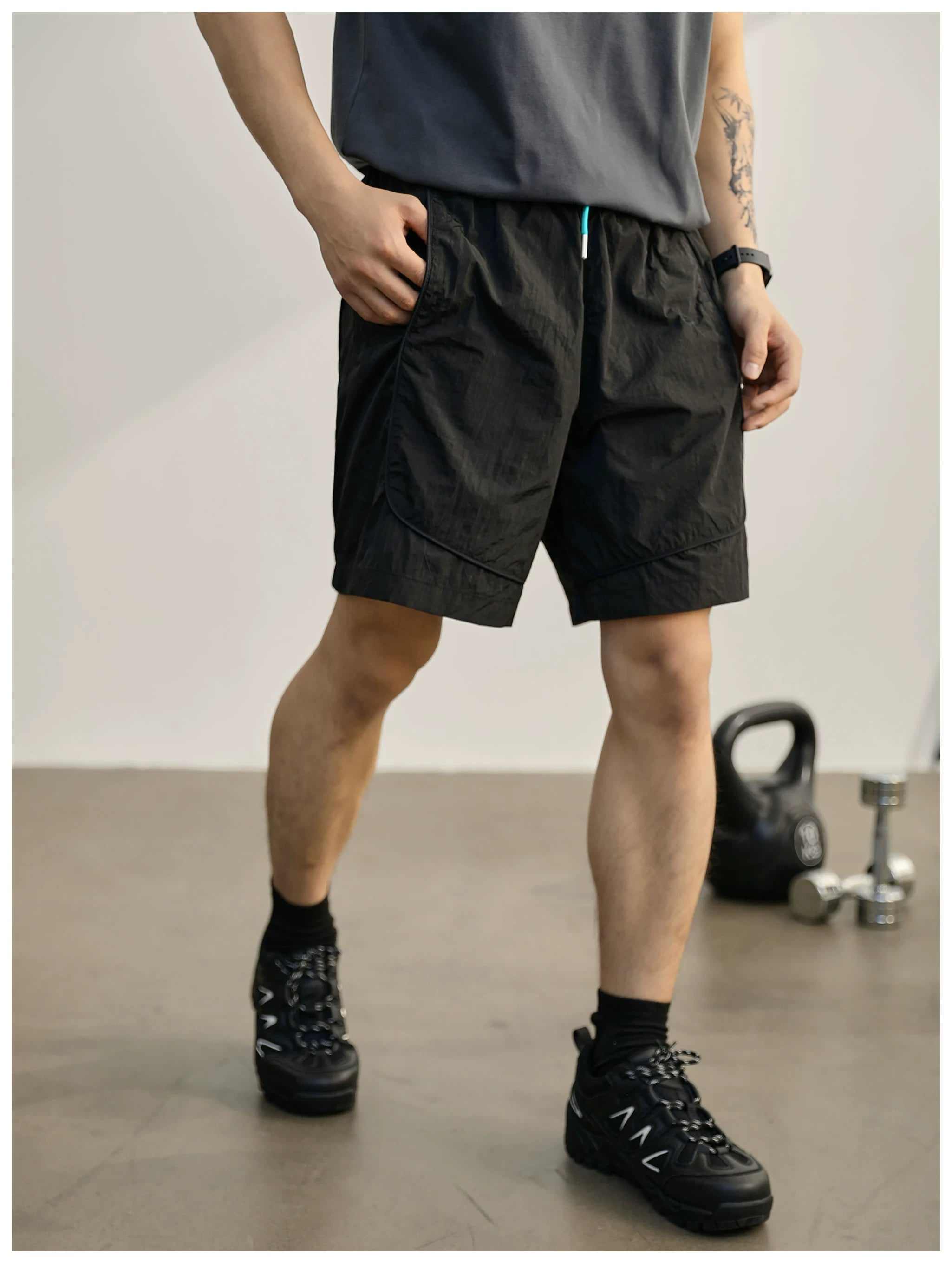 Outdoor sunscreen non-sultry loose straight shorts FE0735