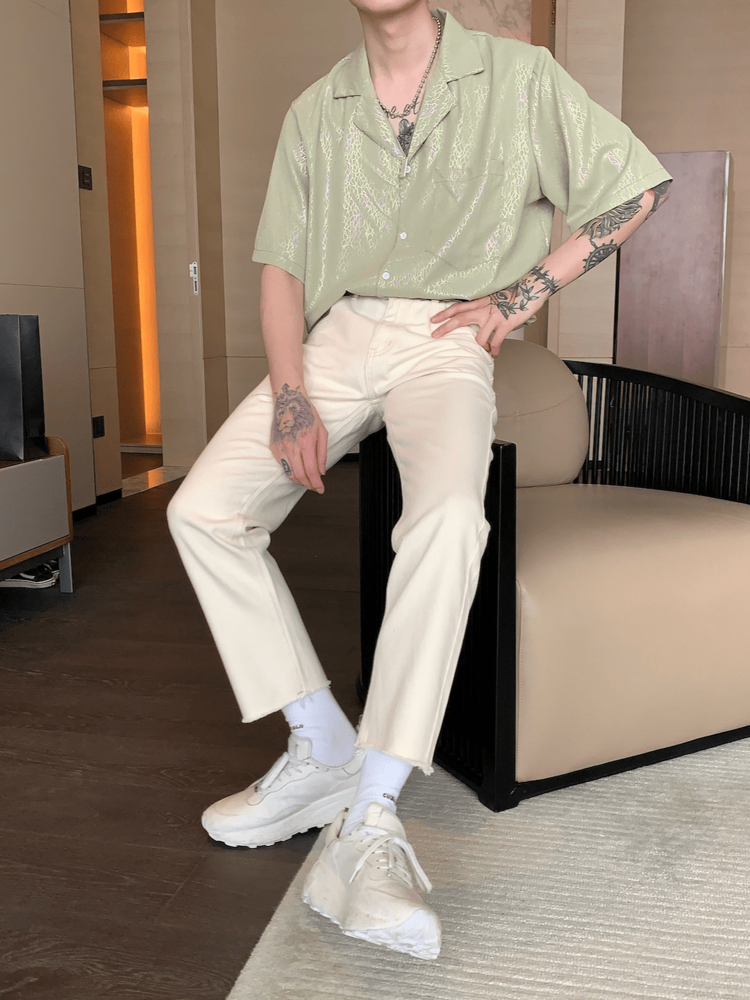 [CUIBUJU] high-end short-sleeved shirt   FE0551