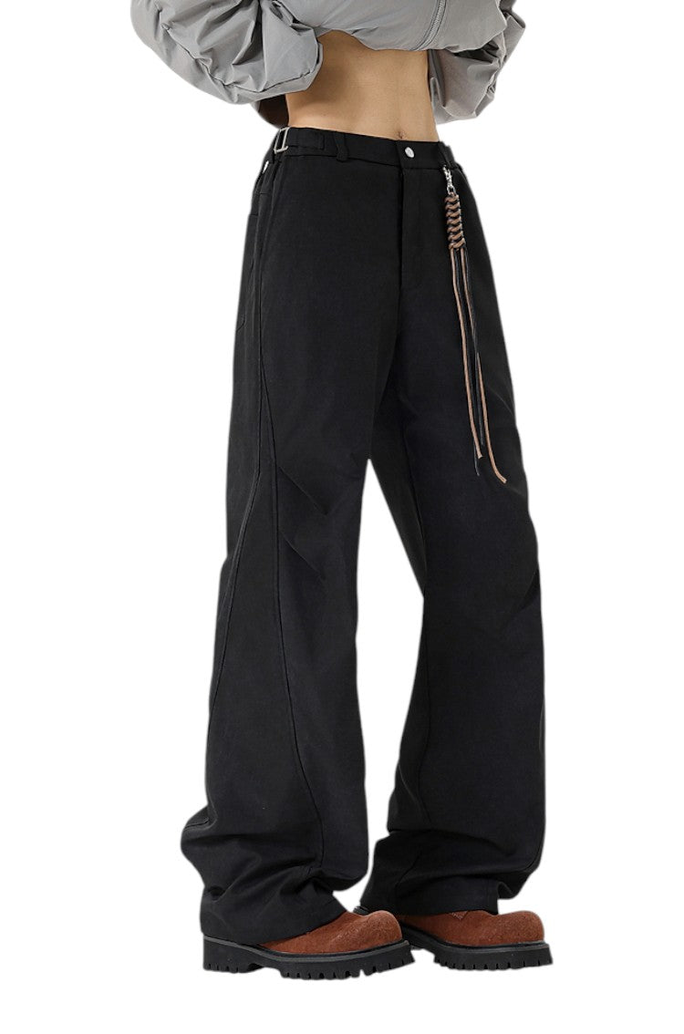 DECONSTRUCTED TIE-DYE SABER TROUSERS   FE0508