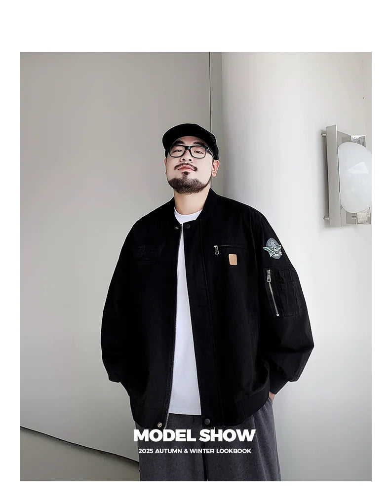Large size cotton baseball jacket FE0668
