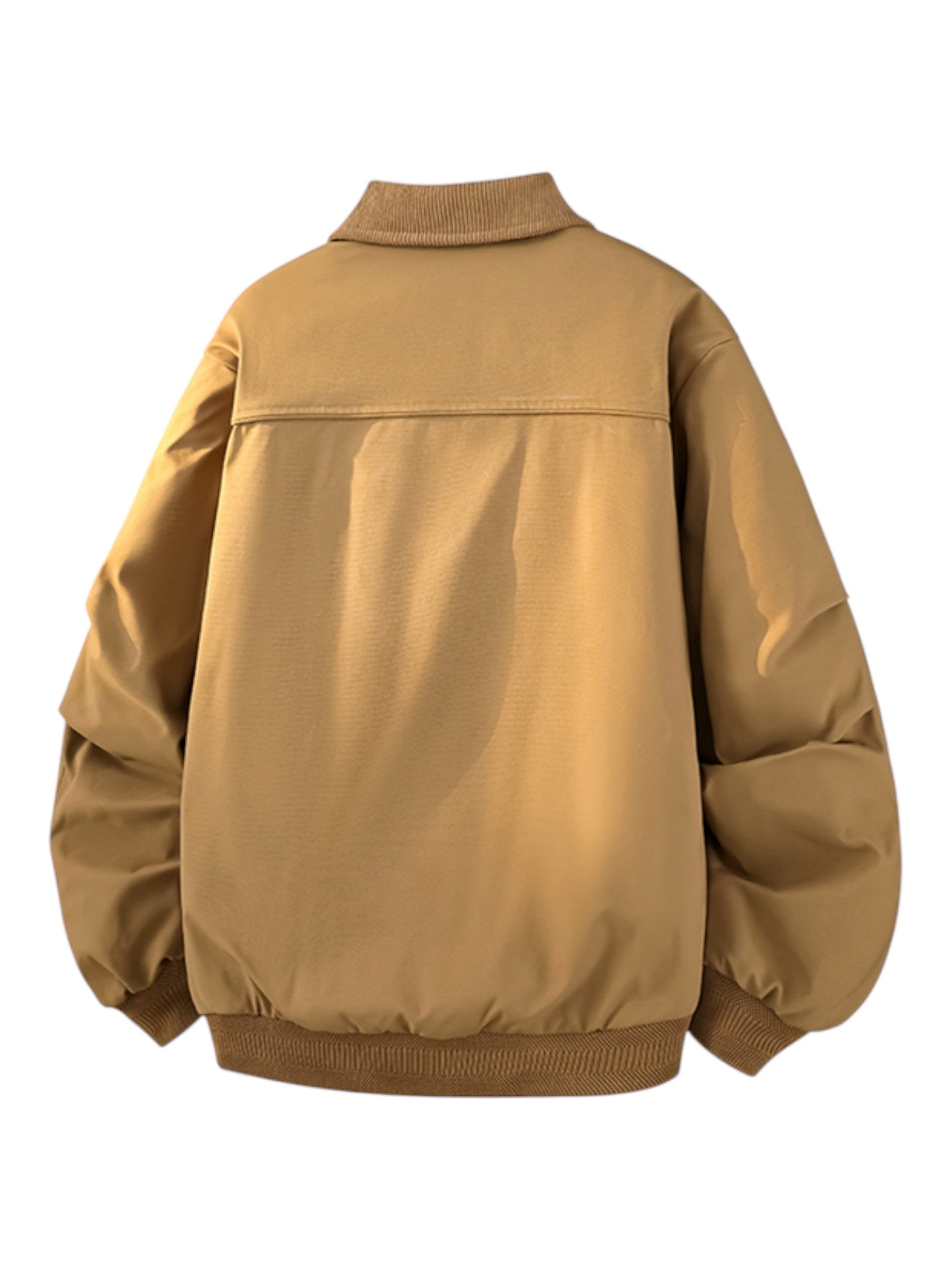 LAYERED-LOOK COLLARED DOWN JACKET  FE0150