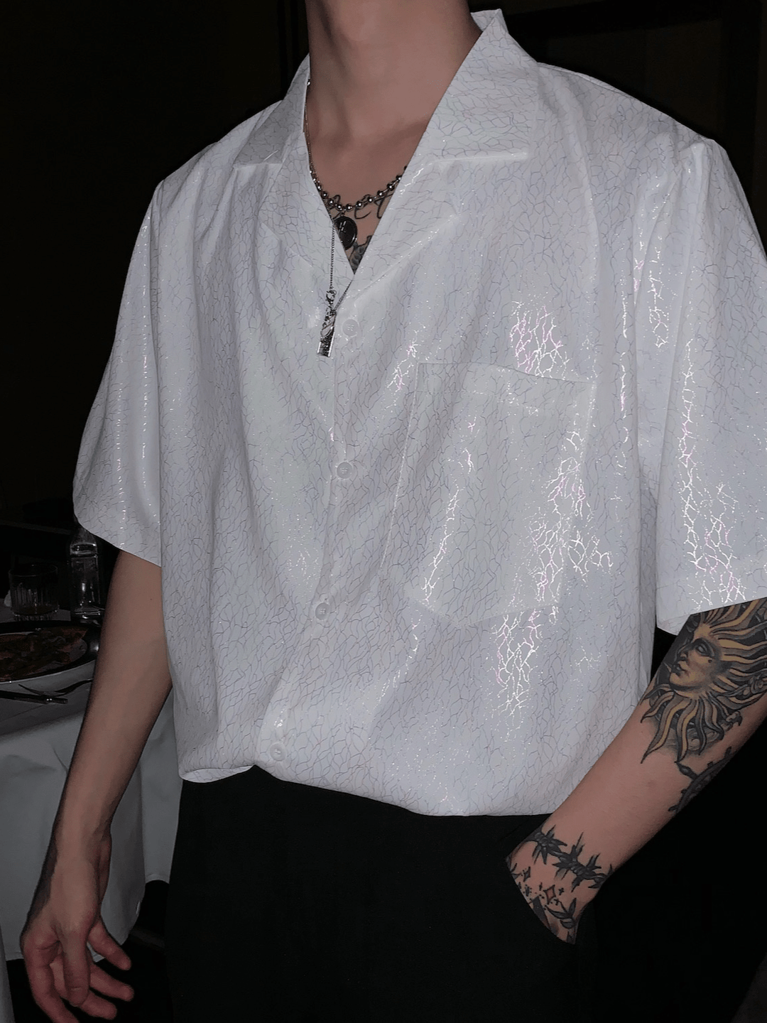 [CUIBUJU] high-end short-sleeved shirt   FE0551