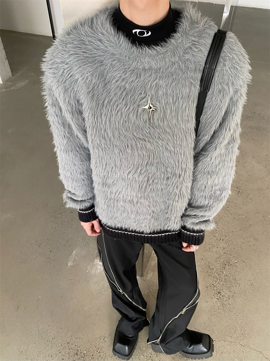 [MARTHNAUT] Imitation loose sweater FE0656