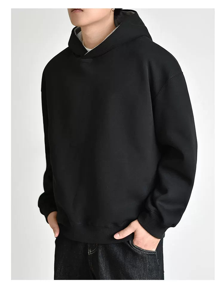 [Double color] Heavy 900G air layer hooded sweater FE0725