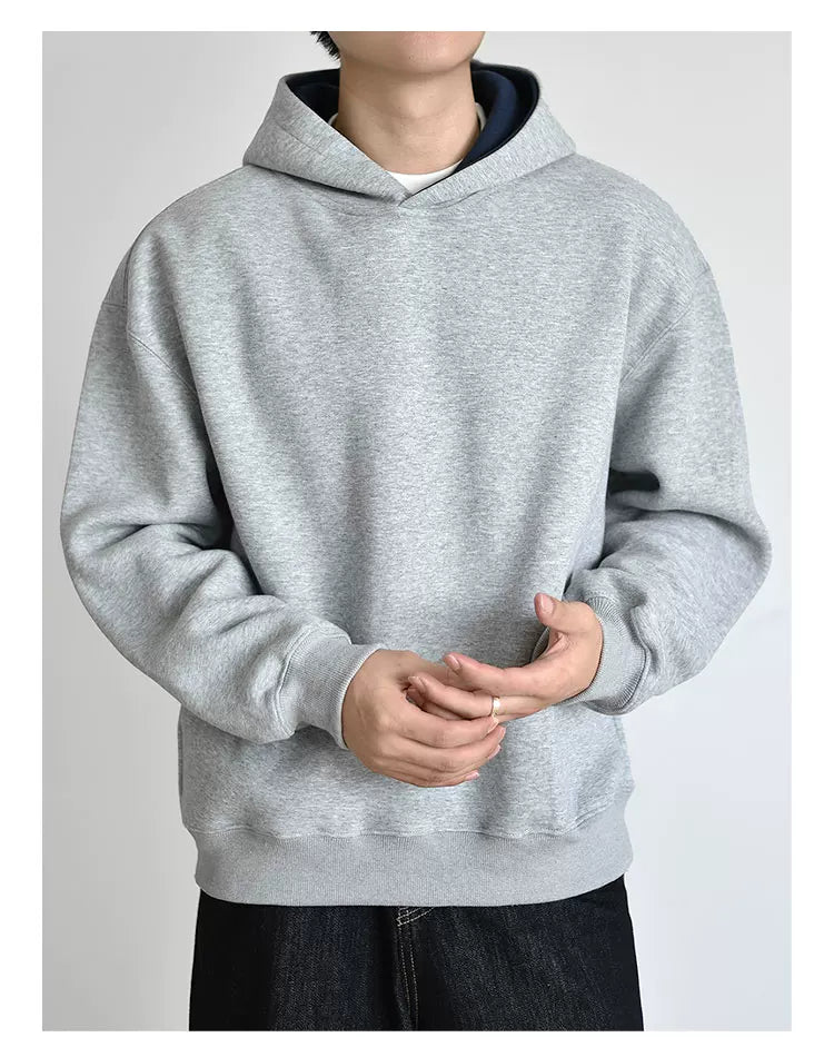 [Double color] Heavy 900G air layer hooded sweater FE0725