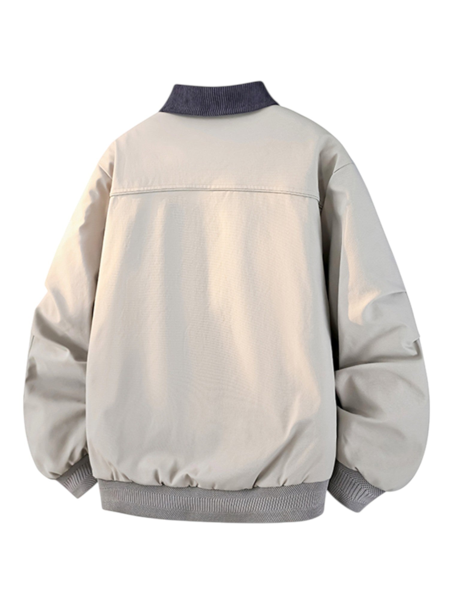 LAYERED-LOOK COLLARED DOWN JACKET  FE0150