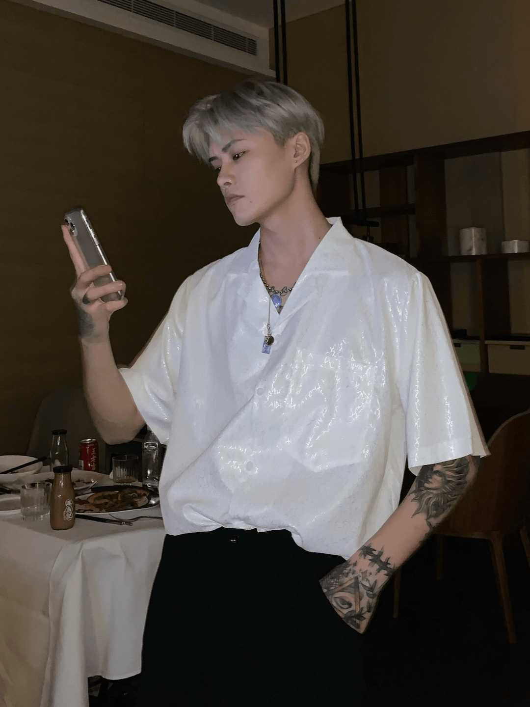 [CUIBUJU] high-end short-sleeved shirt   FE0551