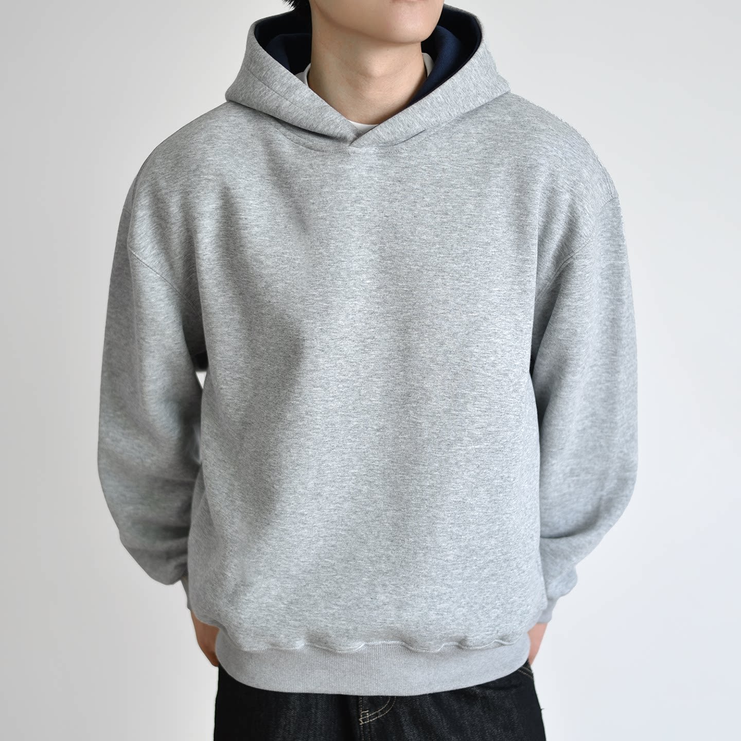 [Double color] Heavy 900G air layer hooded sweater FE0725