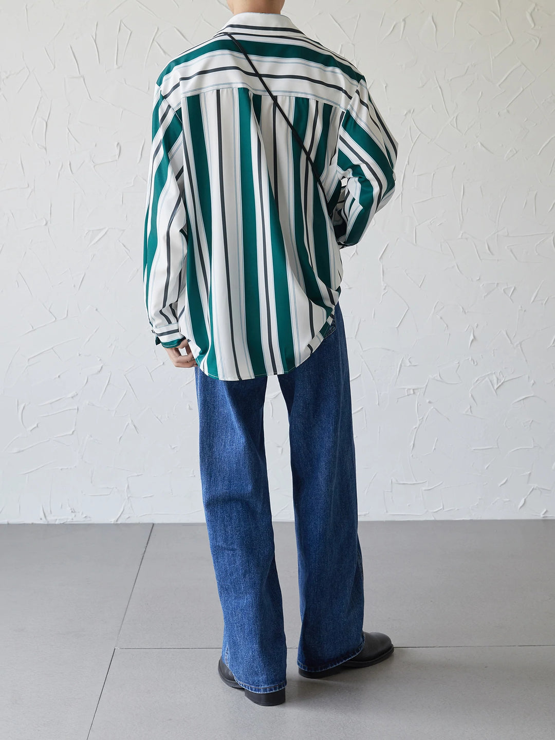 [DAZIONSED] STRIPE LONG SHIRT  FE0561