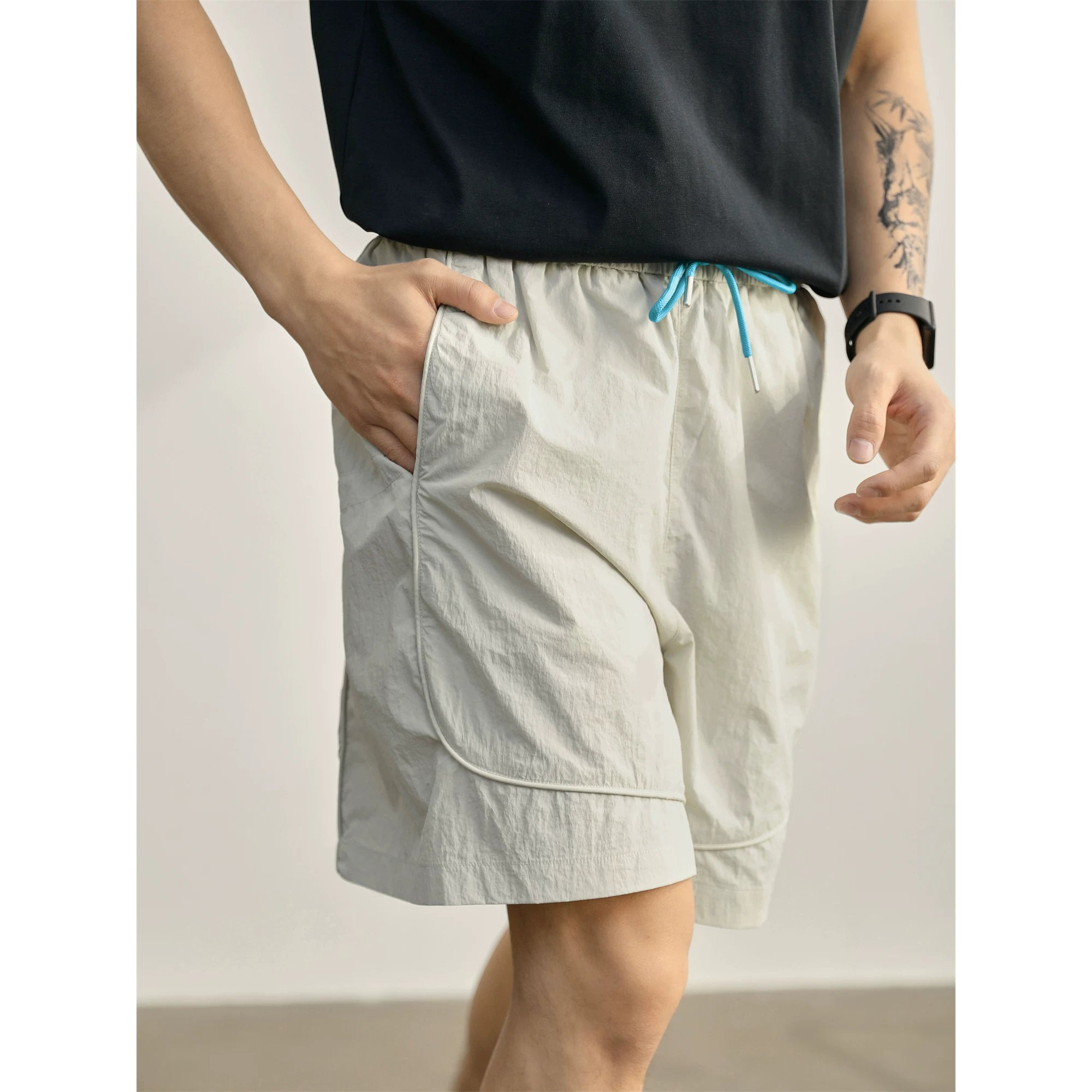Outdoor sunscreen non-sultry loose straight shorts FE0735
