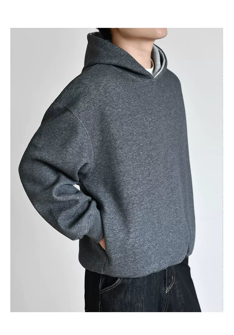 [Double color] Heavy 900G air layer hooded sweater FE0725