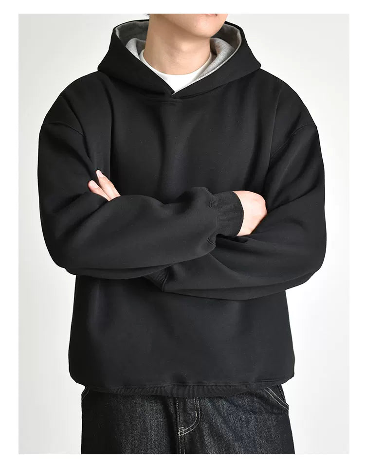 [Double color] Heavy 900G air layer hooded sweater FE0725