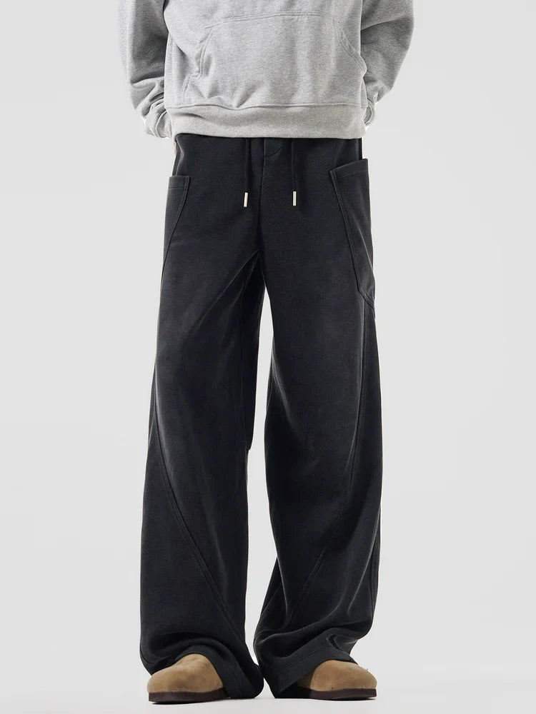 American heavy cleanfit solid color sweatpants   FE0677