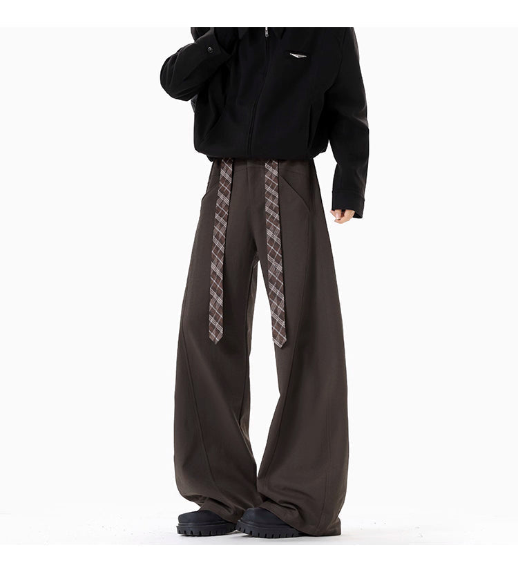 DRAPE SABER-CUT TROUSERS FE0507