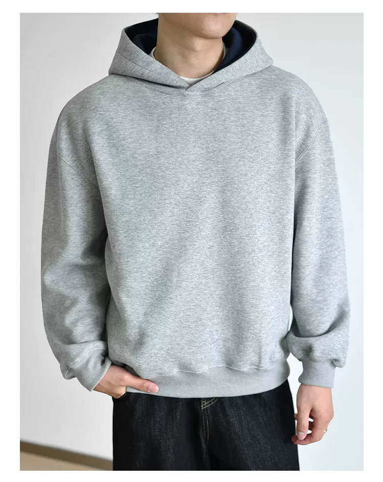 [Double color] Heavy 900G air layer hooded sweater FE0725
