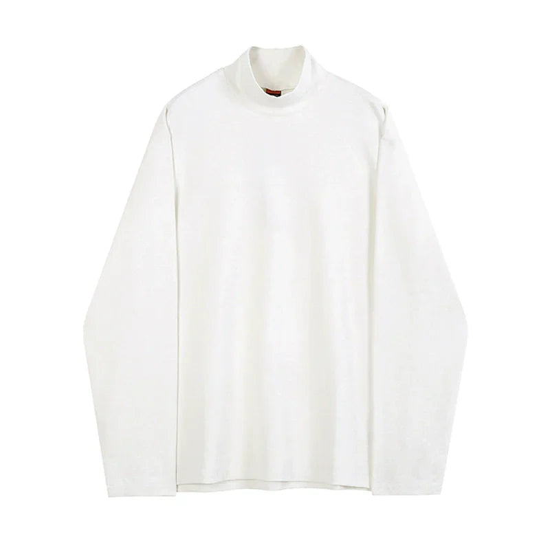 Winter and autumn top semi-turtleneck bottoming Tshirt FE0179