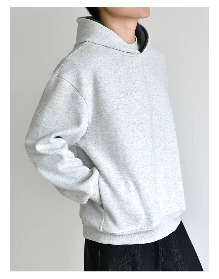 [Double color] Heavy 900G air layer hooded sweater FE0725