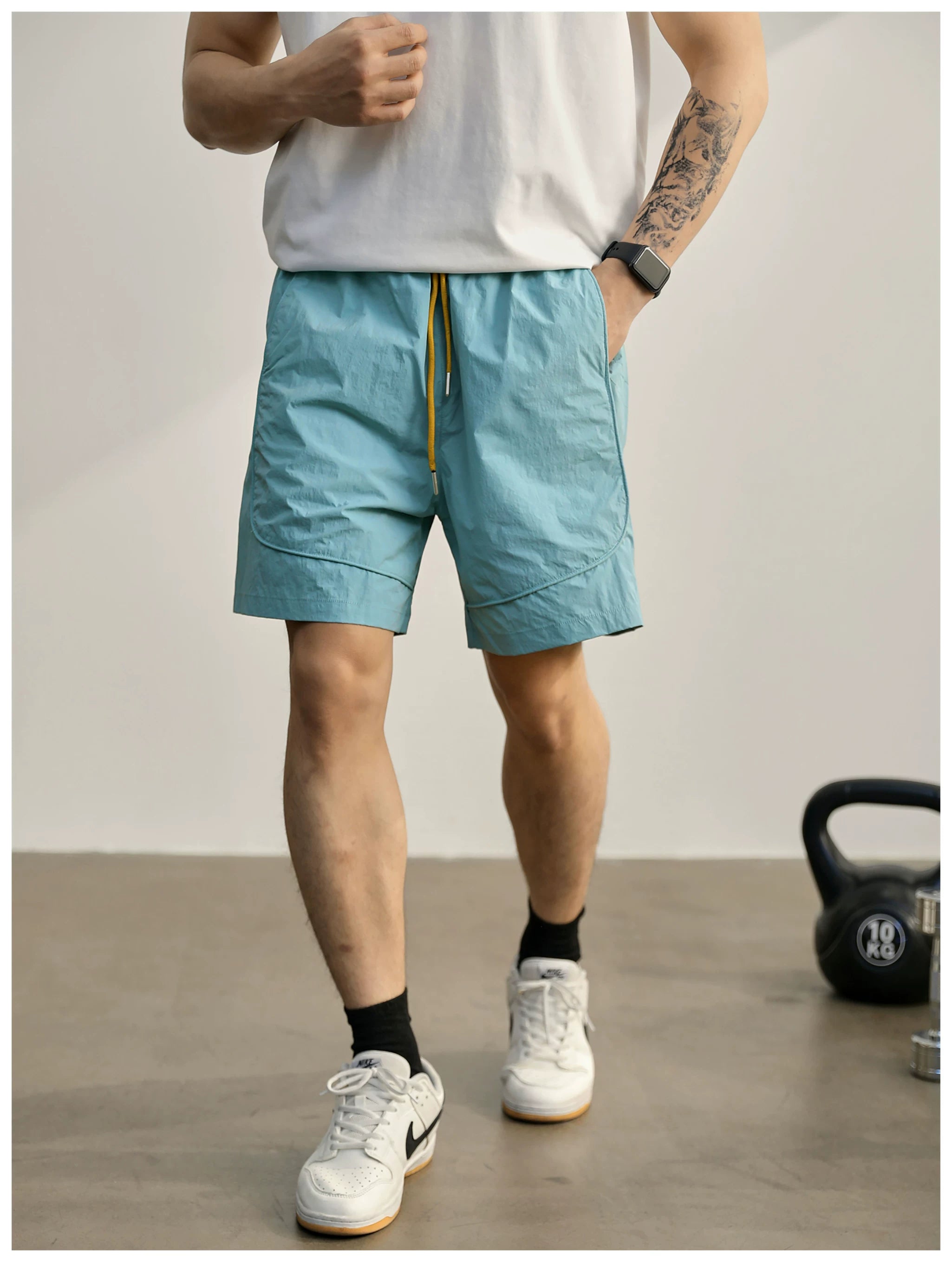 Outdoor sunscreen non-sultry loose straight shorts FE0735