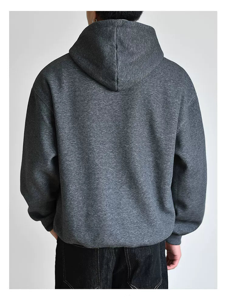 [Double color] Heavy 900G air layer hooded sweater FE0725