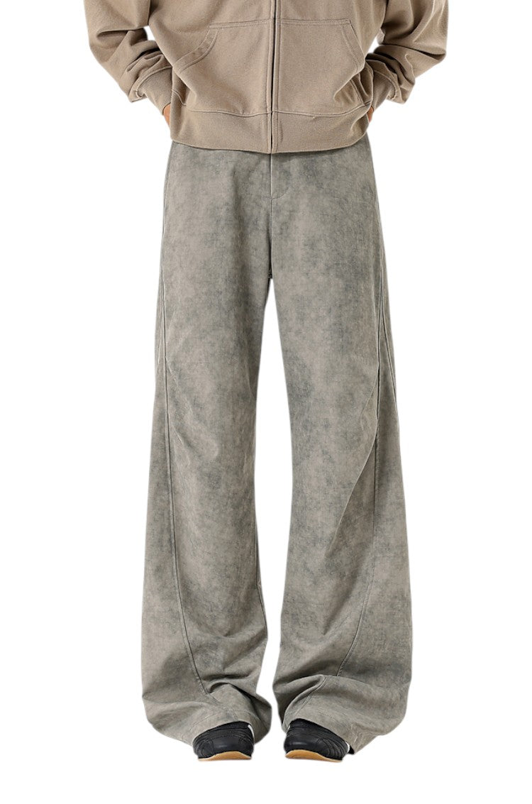 DECONSTRUCTED TIE-DYE SABER TROUSERS   FE0508