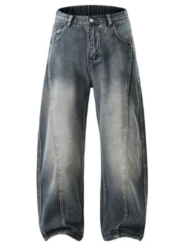 Washed retro scimitar jeans   FE0260