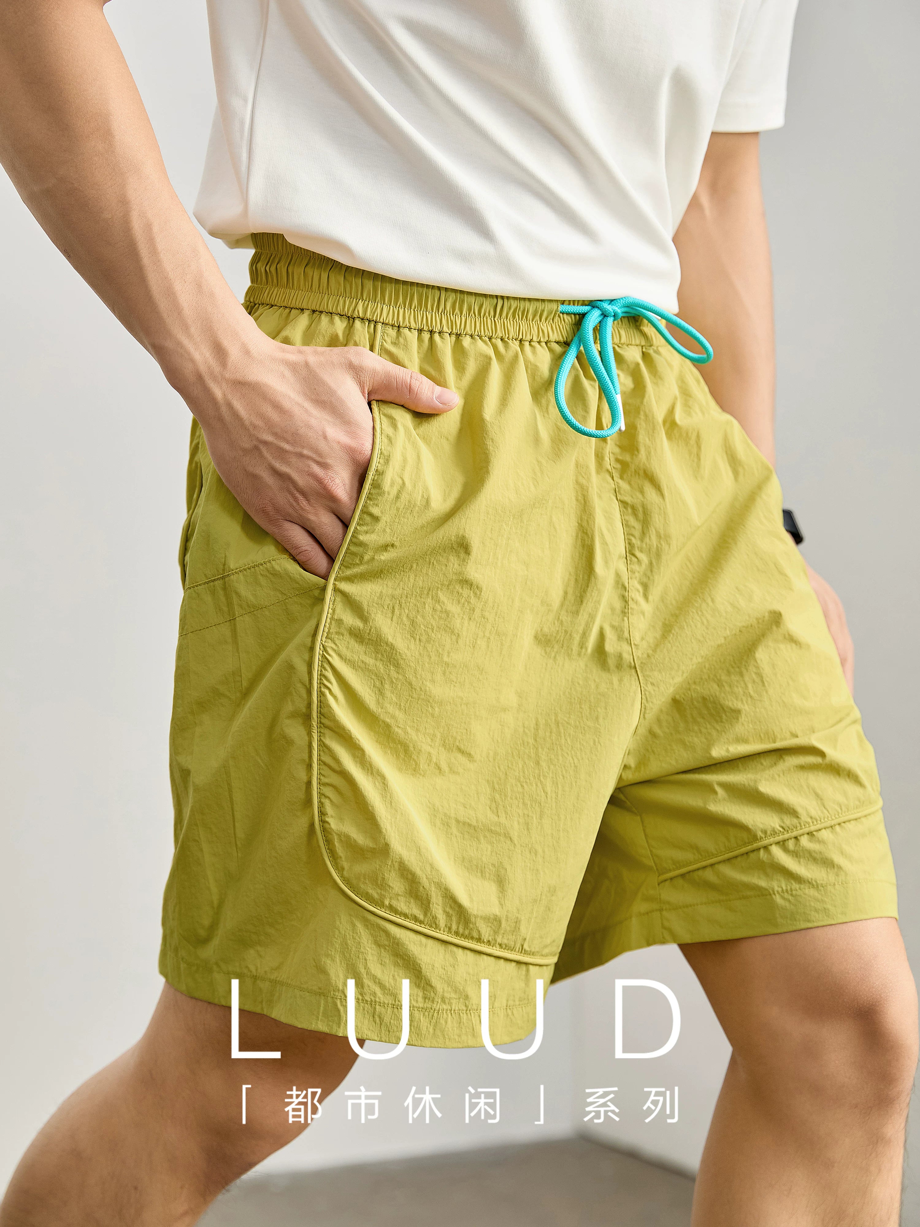 Outdoor sunscreen non-sultry loose straight shorts FE0735