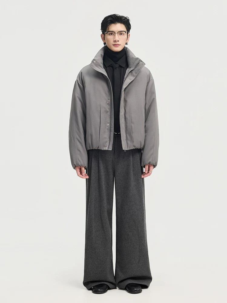 Winter stand-up collar short down jacket FE0700