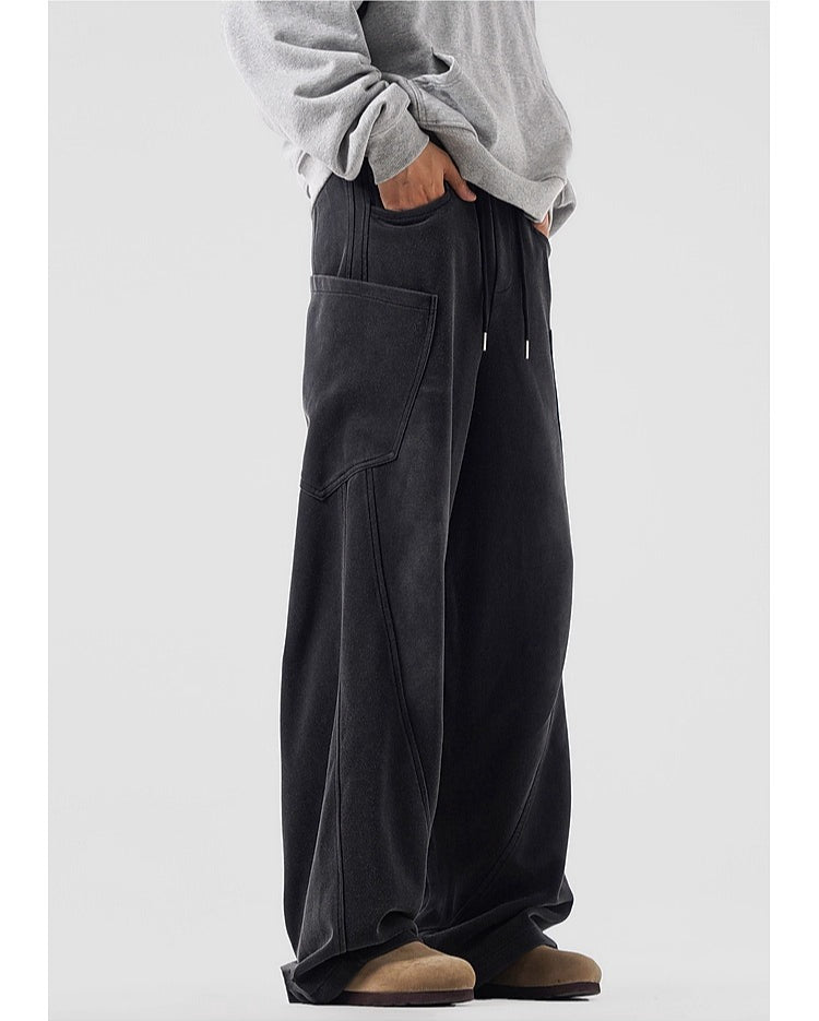 American heavy cleanfit solid color sweatpants   FE0677