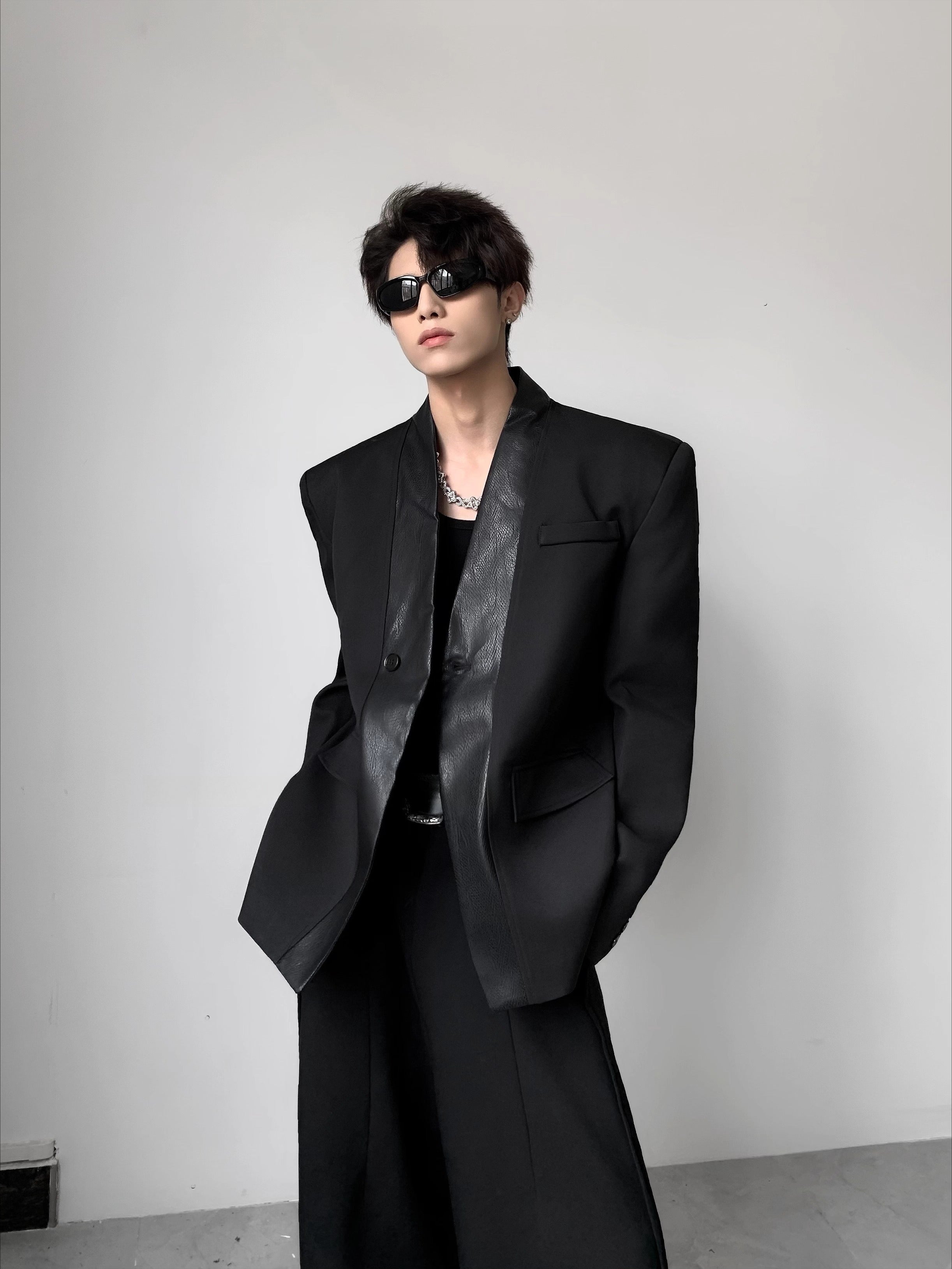 men's autumn high-end silhouette suit  FE0598