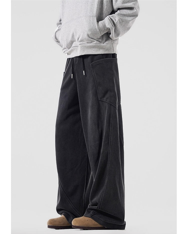 American heavy cleanfit solid color sweatpants   FE0677