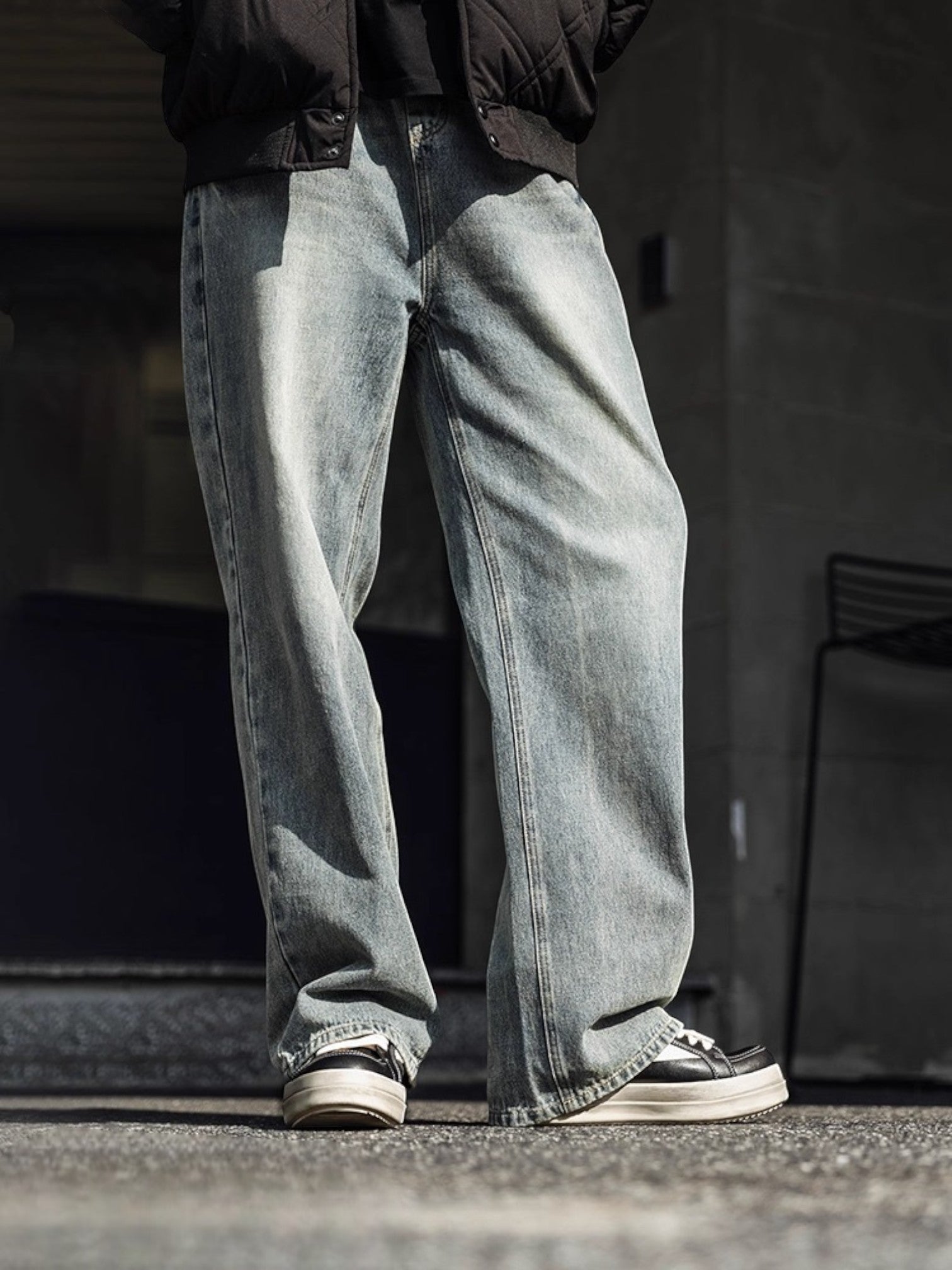[MRA] VINTAGE BLACK LOW-TOPS S028