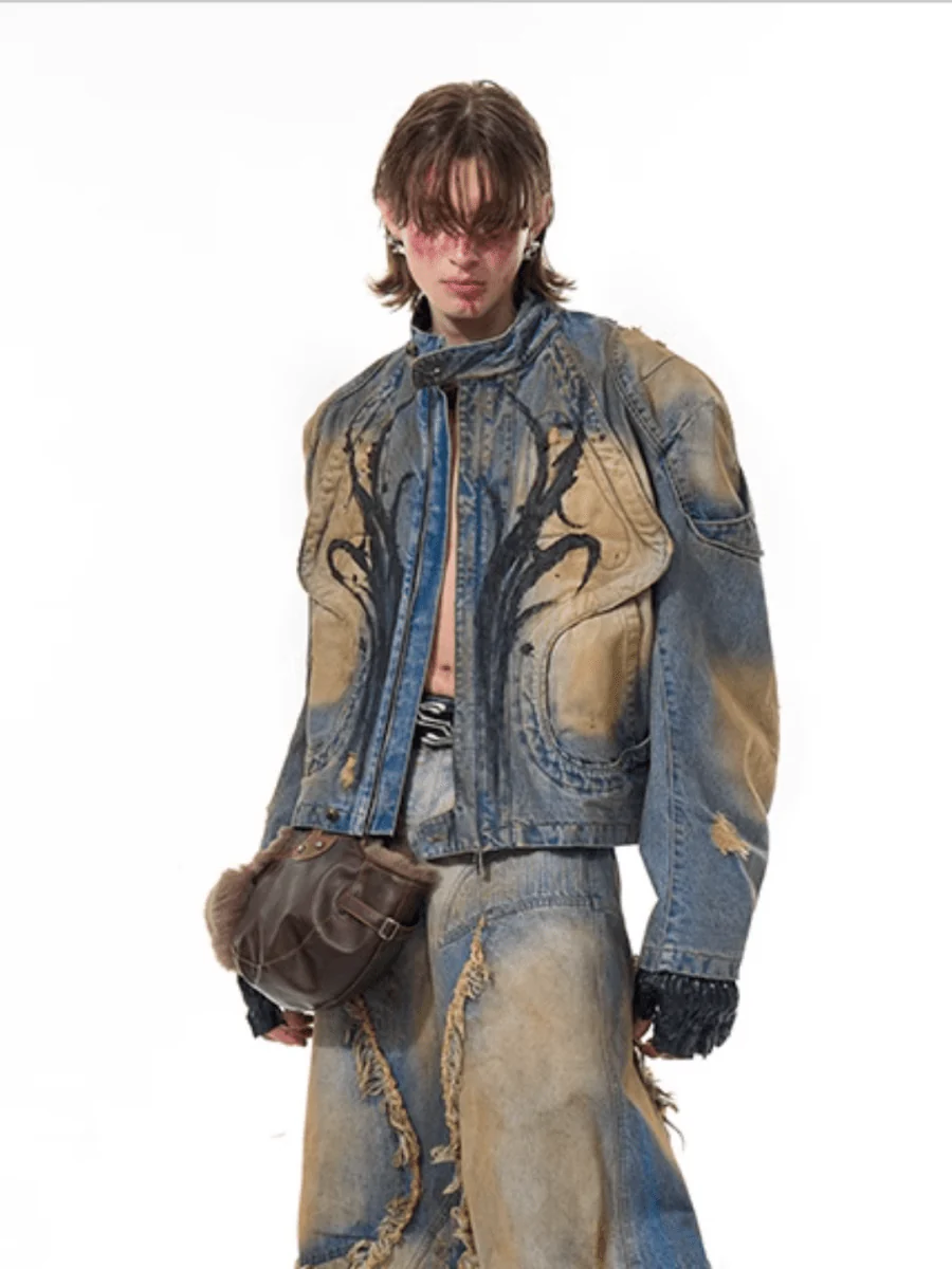 [STARTEXCEEDEND] denim jacket + bottoms   FE0630