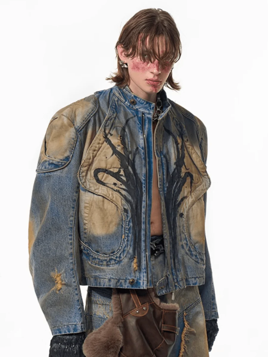 [STARTEXCEEDEND] denim jacket + bottoms   FE0630