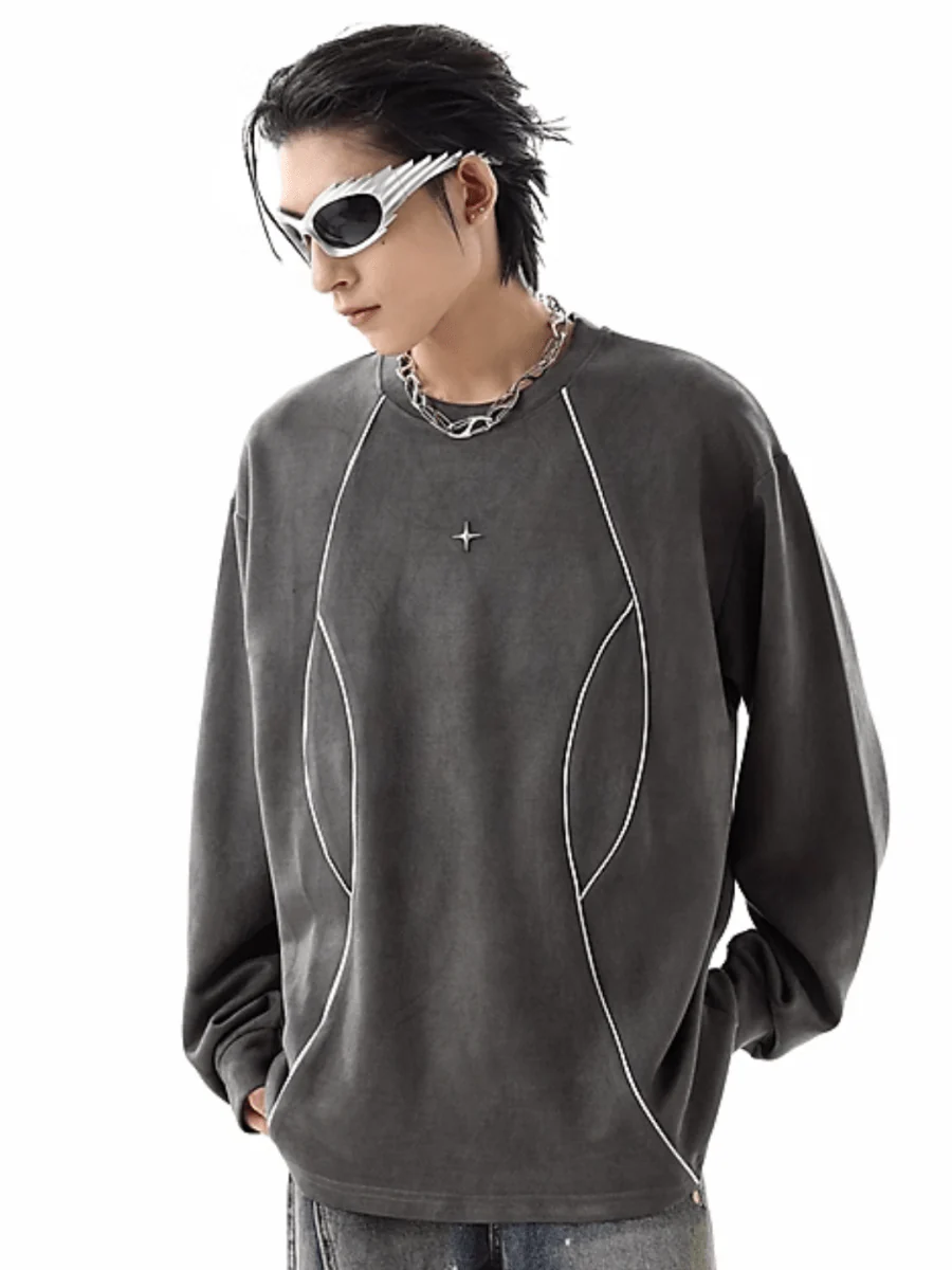 [TREND ST] round neck sweater FE0662