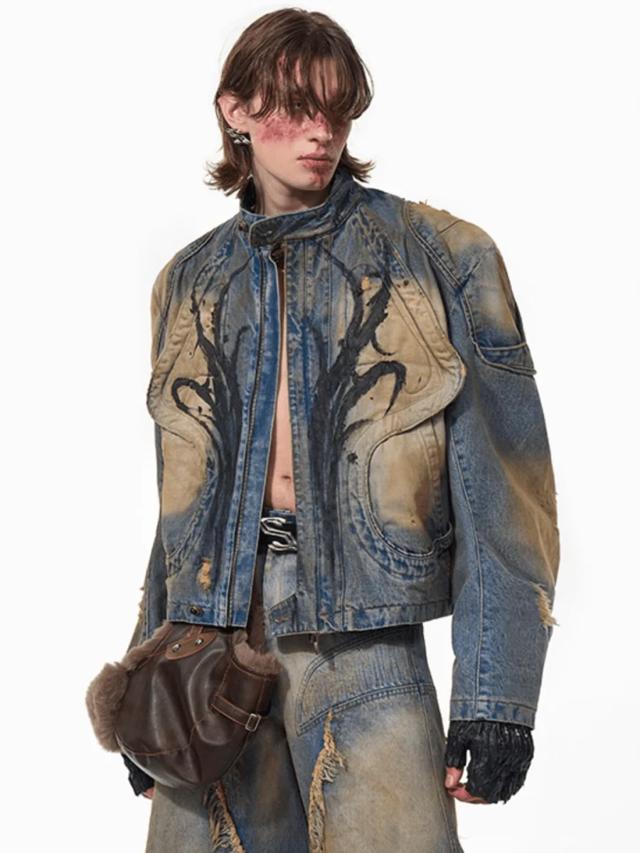 [STARTEXCEEDEND] denim jacket + bottoms   FE0630