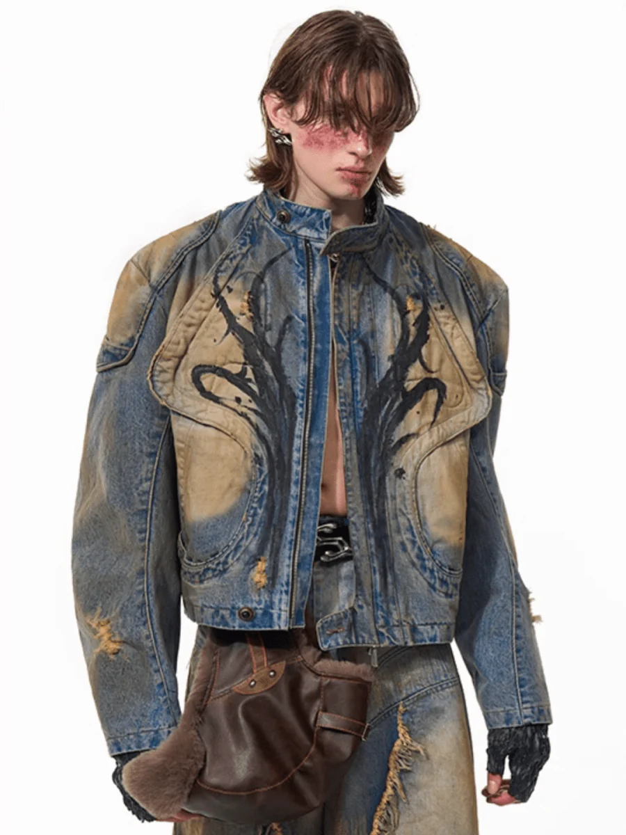 [STARTEXCEEDEND] denim jacket + bottoms   FE0630