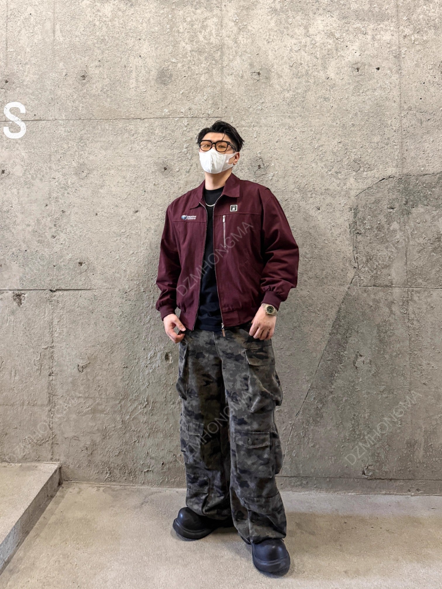 CAMO CARGO UTILITY TROUSERS FE0495
