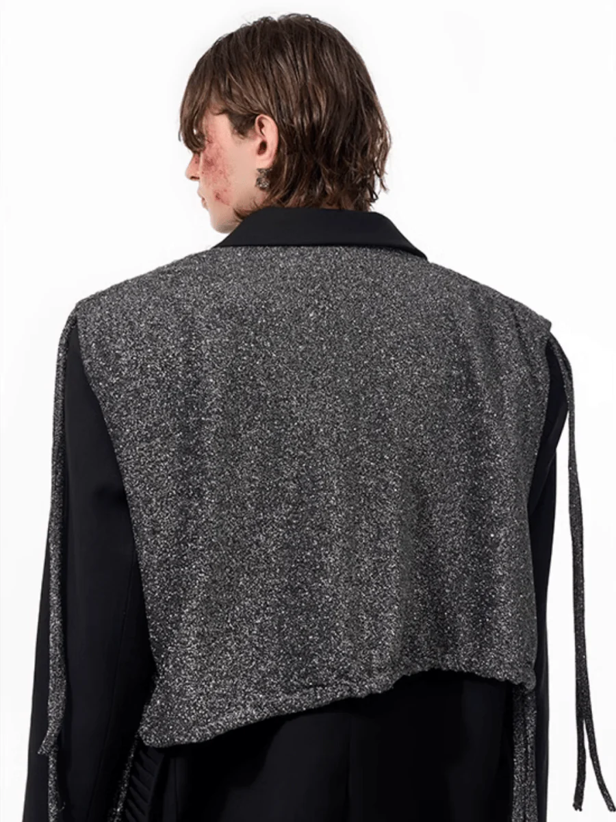 [STARTEXCEEDEND] two-piece layered suit jacket  FE0610