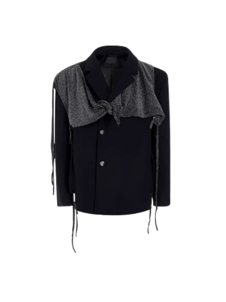 [STARTEXCEEDEND] two-piece layered suit jacket  FE0610